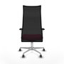 Piqueras y Crespo Chaise de Bureau Albacete Rose et Noir