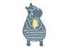 Misskuty Emporte-pièce fin ZAG Infantil hippopotame avec glace, pack de 2