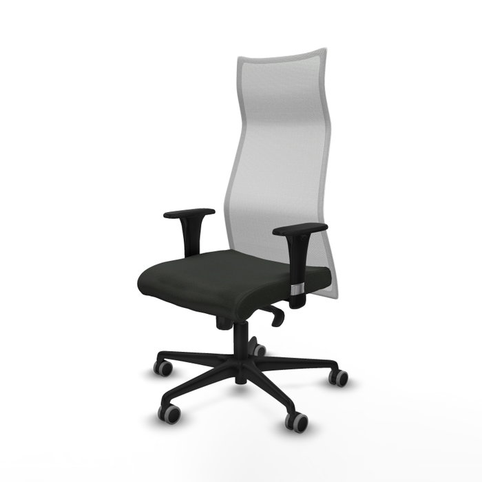 Piqueras y Crespo Chaise de Bureau Albacete Noir et Blanc