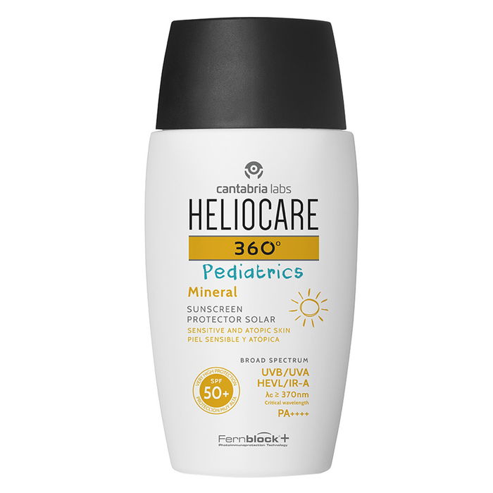 Heliocare 360° PEDIATRICS Crème Solaire Minérale SPF50+ 50 ml pour Peaux Sensibles et Atopiques Heliocare 360° PEDIATRICS Crème Solaire Minérale SPF50+ 50 ml pour Peaux Sensibles et Atopiques