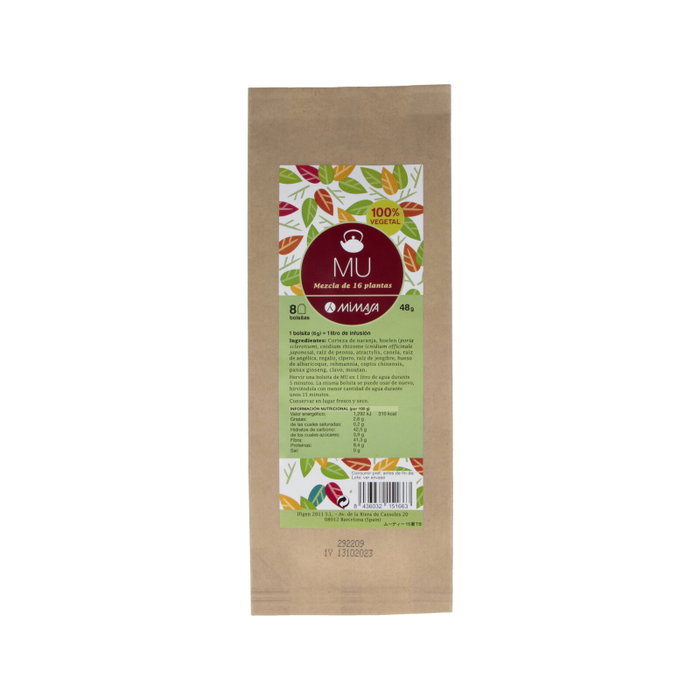 MIMASA TE MU Infusion 8 Sachets de 6g MIMASA TE MU Infusion 8 Sachets de 6g