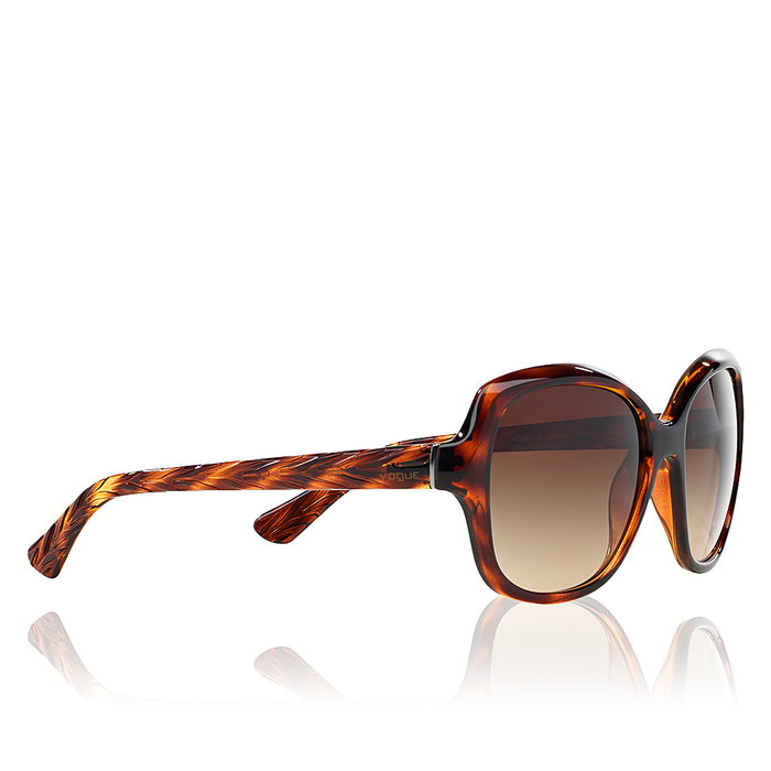 Vogue Eyewear Lunettes de soleil Femme VO2871S Havane Verre 56 mm