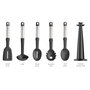 Joseph Joseph Elevate SST Silic. Set d'ustensiles de 5 pièces avec support pivotant