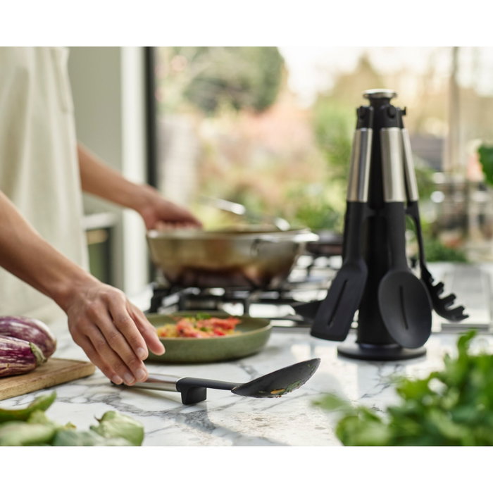 Joseph Joseph Elevate SST Silic. Set d'ustensiles de 5 pièces avec support pivotant