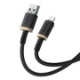 Baseus Câble USB vers Lightning Noir Or 2 m