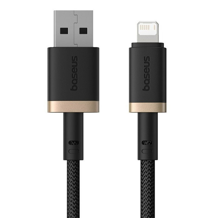 Baseus Câble USB vers Lightning Noir Or 2 m Baseus Câble USB vers Lightning Noir Or 2 m