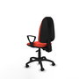 PIQUERAS Y CRESPO Chaise de bureau Algarra orange foncé