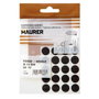 MAURER Cache-vis adhésifs wengé (blister 20 unités)