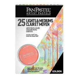 Panpastel Set de 25 Couleurs Claires et Demi-teintes