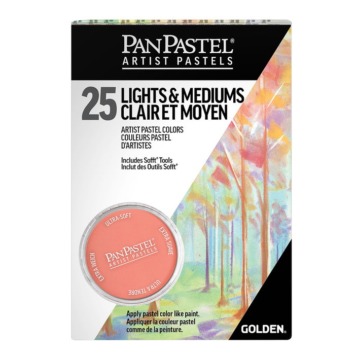Panpastel Set de 25 Couleurs Claires et Demi-teintes Panpastel Set de 25 Couleurs Claires et Demi-teintes