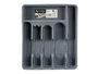 Kinvara Cubertero Plastique 6 Compartiments Gris 35x4x30cm (Set de 20)