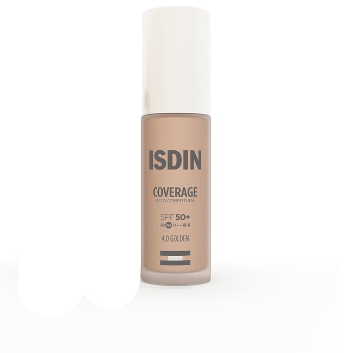 Isdin Fond de Teint Haute Couvrance SPF50+ #4.0 Doré 30g Isdin Fond de Teint Haute Couvrance SPF50+ #4.0 Doré 30g