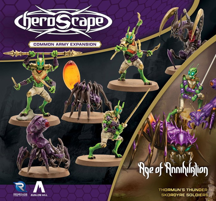 Renegade Heroscape Expansion de l'armée Age of Annihilation Skordyre Soldiers (Common) *ANGLAIS*