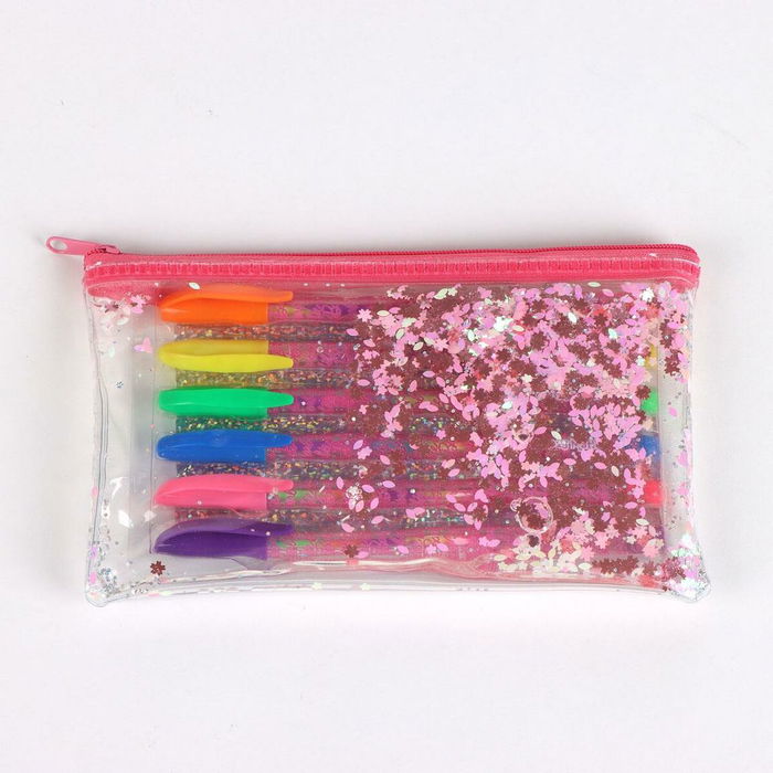 Ensemble de Stylos Barbie fuchsia