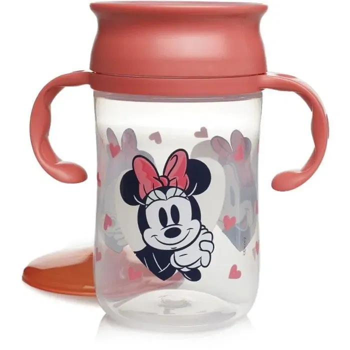 Thermobaby Tasse d'Apprentissage 360° Antifuite Minnie - THERMOBABY - Idéale pour Apprendre à Boire aux Enfants