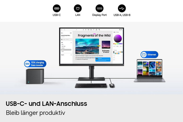 Samsung ViewFinity S27H804EUA Noir