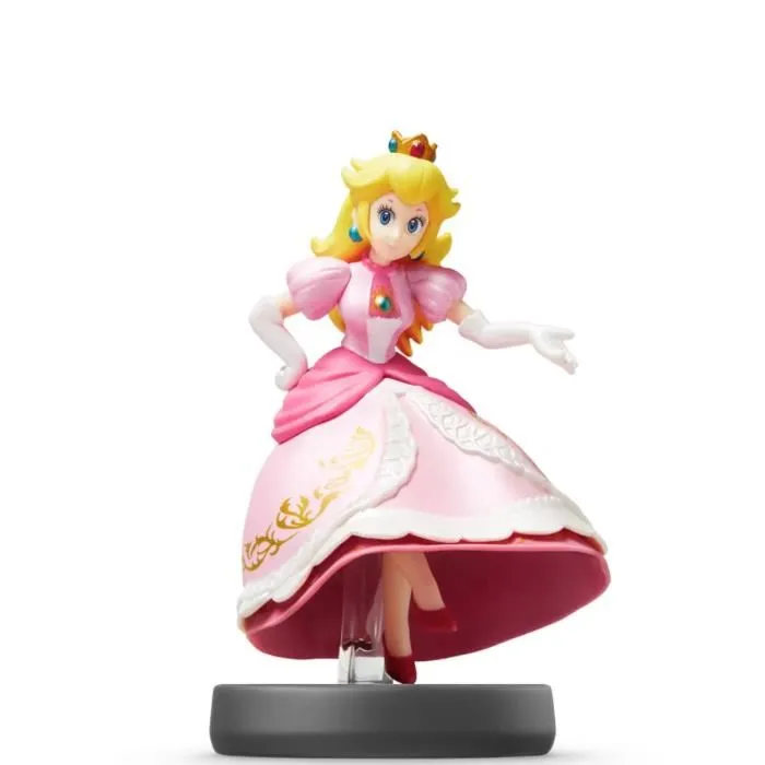 Nintendo Figurine Amiibo Peach No. 2 - Collection Super Smash Bros., Compatible Nintendo Switch, 3DS, Wii U