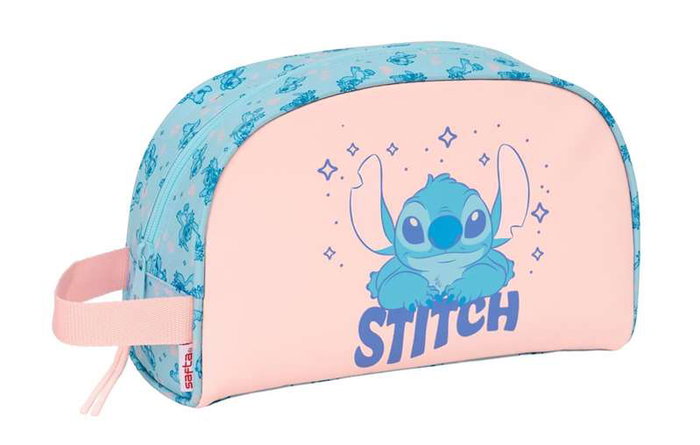 Safta Nécessaire de voyage adapté aux chariots Stitch Ohana - Taille: 28 x 18 x 10 cm - Recommandé à partir de 36 mois