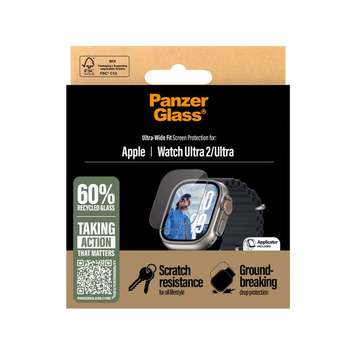 Panzer Glass Protecteur d'écran pour montre intelligente 3712 Panzer Glass Protecteur d'écran pour montre intelligente 3712