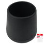 MAURER Embout conique noir 30mm, pack de 2 pièces