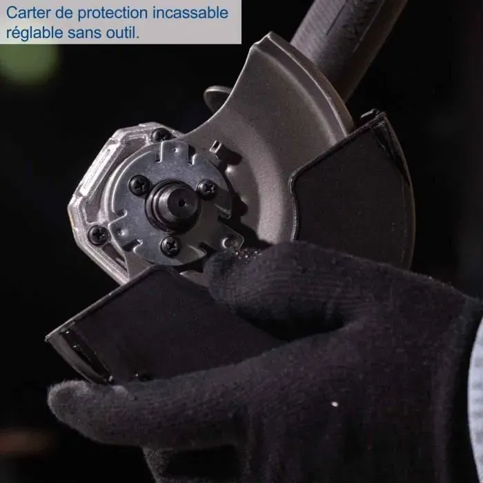 Scheppach BC-AG125-X Meuleuse d'angle sans fil 125 mm brushless 20V IXES - pour béton - sans batterie ni chargeur Scheppach BC-AG125-X Meuleuse d'angle sans fil 125 mm brushless 20V IXES - pour béton - sans batterie ni chargeur