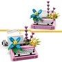 LEGO Creator 3-en-1 Set 31169 - Machine à Écrire Décorative avec Fleurs, Jeu de Construction Créatif 363 Pièces pour Enfants Dès 8 Ans