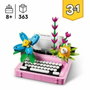 LEGO Creator 3-en-1 Machine à écrire avec fleurs 31169