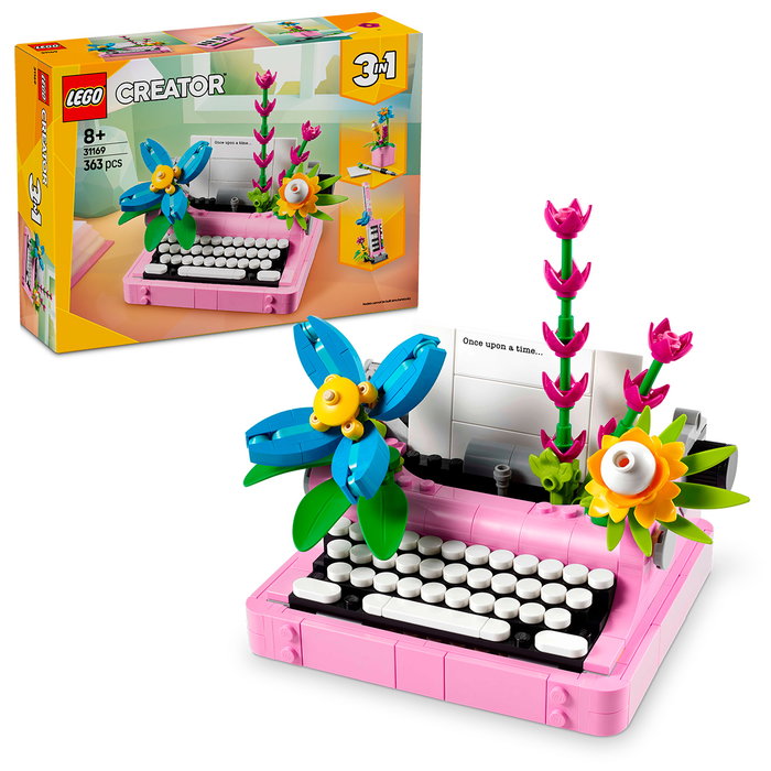 LEGO Creator 3-en-1 Machine à écrire avec fleurs 31169 LEGO Creator 3-en-1 Machine à écrire avec fleurs 31169