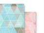 Arte Regal Lot de 12 Serviettes Papier Double Face Rombos Surtis 17 x 17 cm (Set de 24)