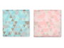 Arte Regal Lot de 12 Serviettes Papier Double Face Rombos Surtis 17 x 17 cm (Set de 24)