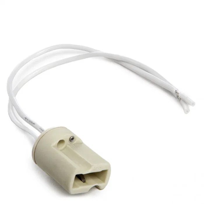 Douille Céramique G9 Câble 160mm 180ºC Douille Céramique G9 Câble 160mm 180ºC