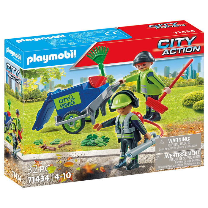 PLAYMOBIL Équipe de Nettoyage Urbain 71434 PLAYMOBIL Équipe de Nettoyage Urbain 71434