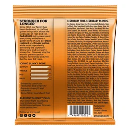 Ernie Ball Paradigm Slinky 9-46 pour guitare électrique