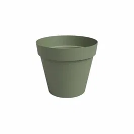 Artevasi Pot de fleurs CAPRI, 40 cm, vert cendré, plastique, dimensions L40 x P40 x H34.7 cm