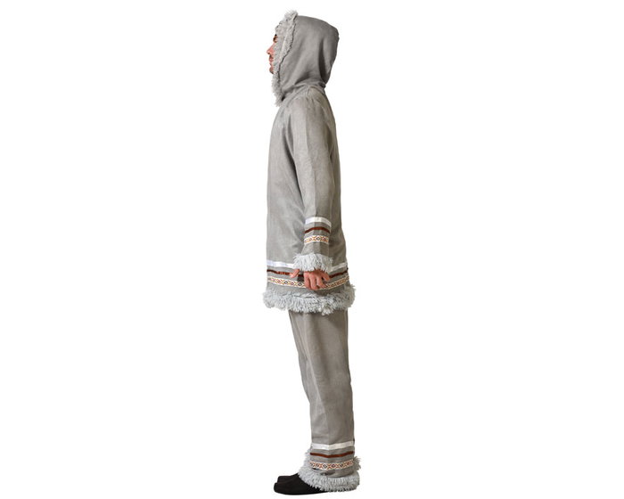 Disfraz Esquimal Gris Hombre Adulto XL Disfraz Esquimal Gris Hombre Adulto XL