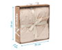 KioKids Couverture Beige avec Étoiles en Relief