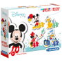 Clementoni Puzzle Mon Premier Puzzle Mickey Disney 3, 6, 9 et 12 Pièces - Puzzles de Silhouettes à Difficulté Progressive pour Enfants Dès 2 Ans