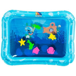 Molto Tapis de Jeu à Eau Gonflable Playsense avec 6 Figurines Marines