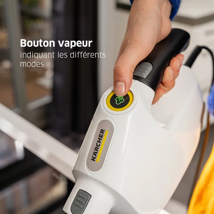 Karcher SC 1 Multi Comfort Nettoyeur Vapeur Portable 1300 W, Flexible pour Endroits Difficiles, Prêt en 30 Secondes, Léger et Compact