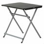 Table Piable Lifetime Noir Acier Plastique 75 x 50,5 x 66 cm