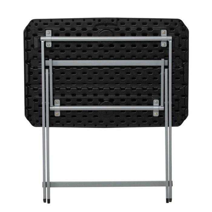 Table Piable Lifetime Noir Acier Plastique 75 x 50,5 x 66 cm