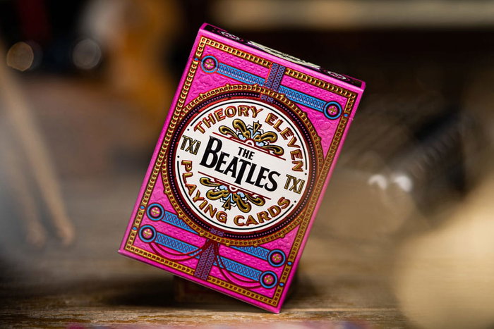 The Beatles jeu de cartes à jouer Pink Version The Beatles jeu de cartes à jouer Pink Version