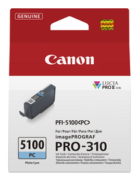 Canon 6956C001 - Encre Photo Cyan PFI-5100 pour imprimante Canon grand format