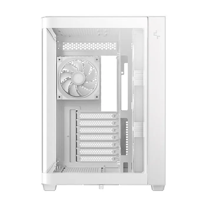 Deepcool CG530U 4F Boîtier PC Moyen Tour Micro-ATX Blanc, 4 Ventilateurs ARGB