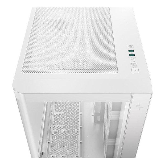Deepcool CG530U 4F Boîtier PC Moyen Tour Blanc avec Verre Trempé Incurvé et 4 Ventilateurs ARGB Deepcool CG530U 4F Boîtier PC Moyen Tour Blanc avec Verre Trempé Incurvé et 4 Ventilateurs ARGB