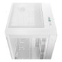 Deepcool CG530U 4F Boîtier PC Moyen Tour Blanc avec Verre Trempé Incurvé et 4 Ventilateurs ARGB