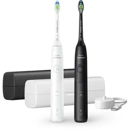 Philips Sonicare Série 5500 HX7119/01 - Double manche, Blanc et noir