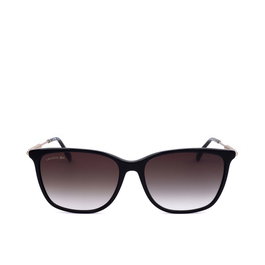 Lacoste L6016S 001 Lunettes de Soleil Femme Acétate Rectangulaire UV400 Catégorie 3 140 mm