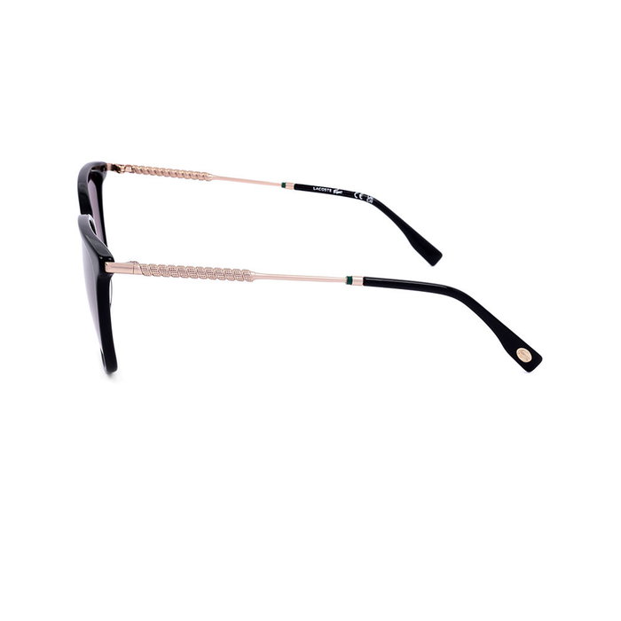 Lacoste L6016S 001 Lunettes de Soleil Femme Acétate Rectangulaire UV400 Catégorie 3 140 mm