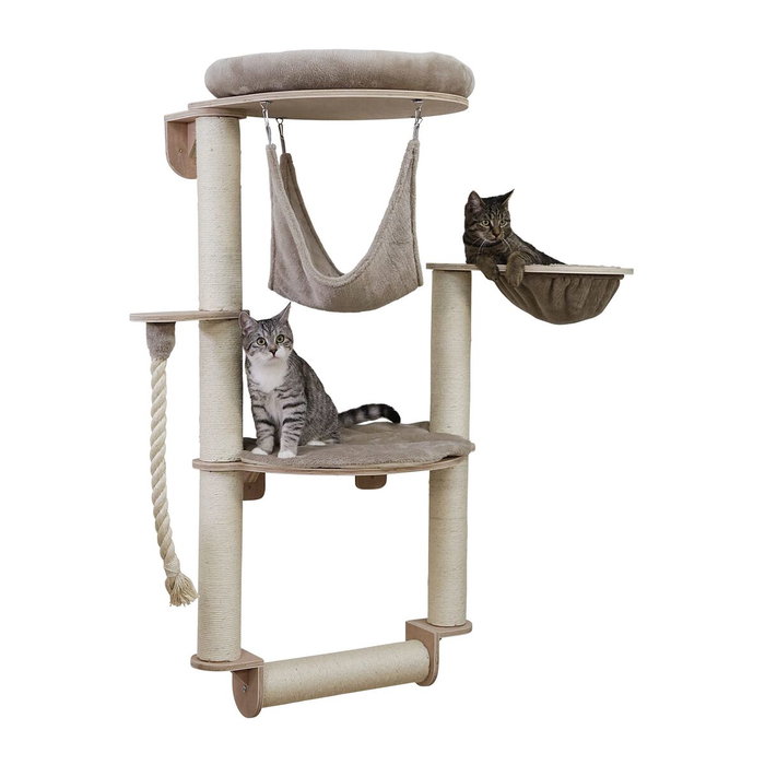Kerbl Arbre à chat mural Dolomit Grappa Pro Taupe